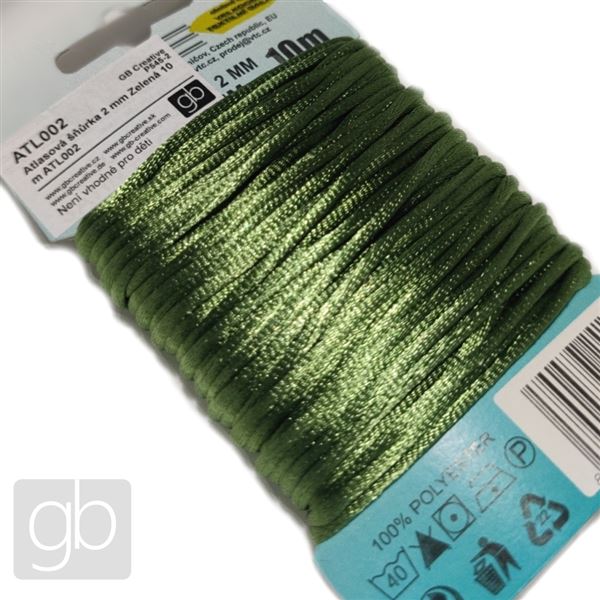 Atlasov nrka 2 mm Zelen 10 m ATL002