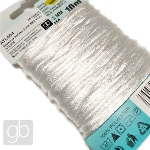 Atlasov nrka 2 mm Biela 10 m ATL004