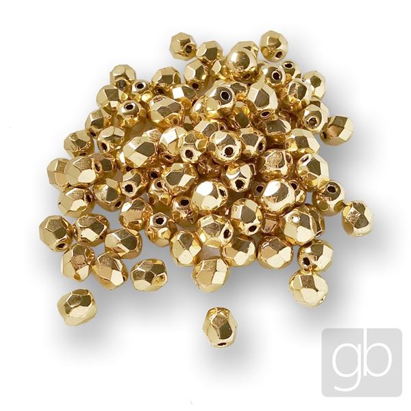 Brsen guliky 4 mm Zlat (00030-26200) 100 ks