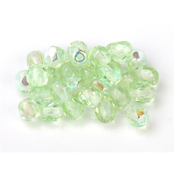 Brsen korlky gulika 4 mm Zelen (50500 28701) 100 ks