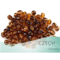 Brúsené korálky Gulika 4 mm