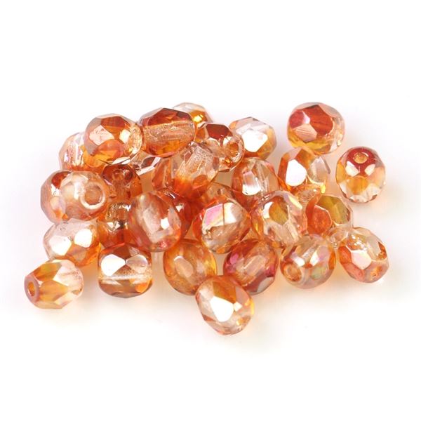 Brsen korlky gulika 4 mm Hned (00030 28701) 100 ks