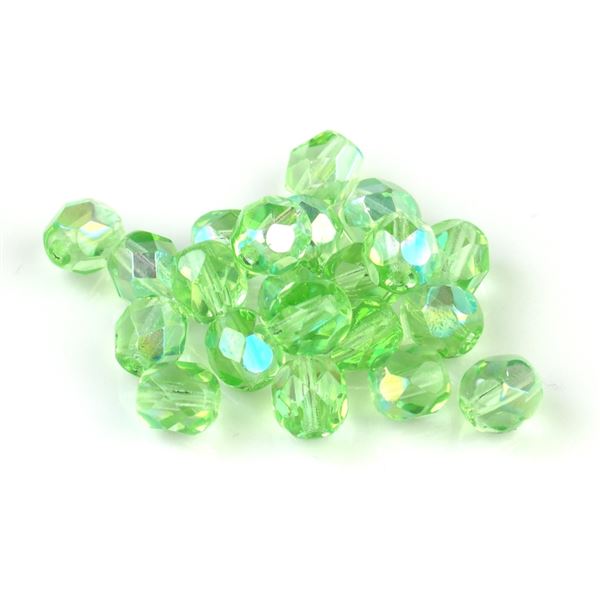 Brsen korlky gulika 6 mm Zelen (50100 28701) 50 ks