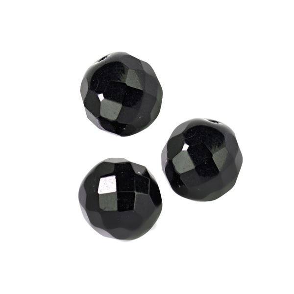 Brsen korlky Gulika 12 mm ierna (23980) 2ks