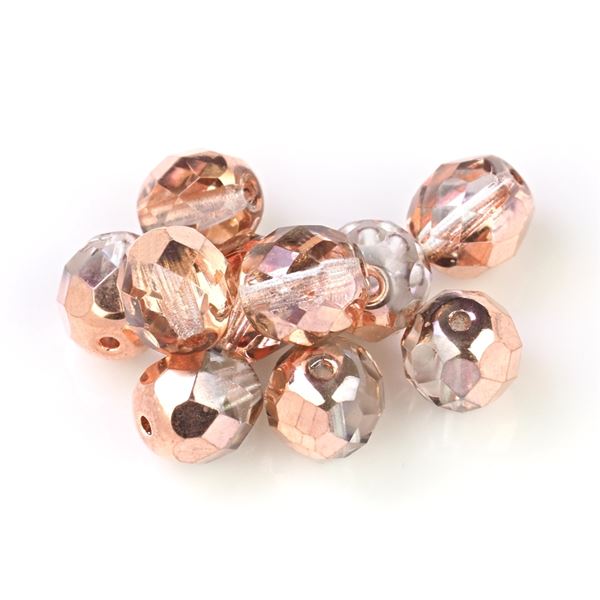Brsen korlky gulika 8 mm ra (00030 27101) Gold Capri 10 ks