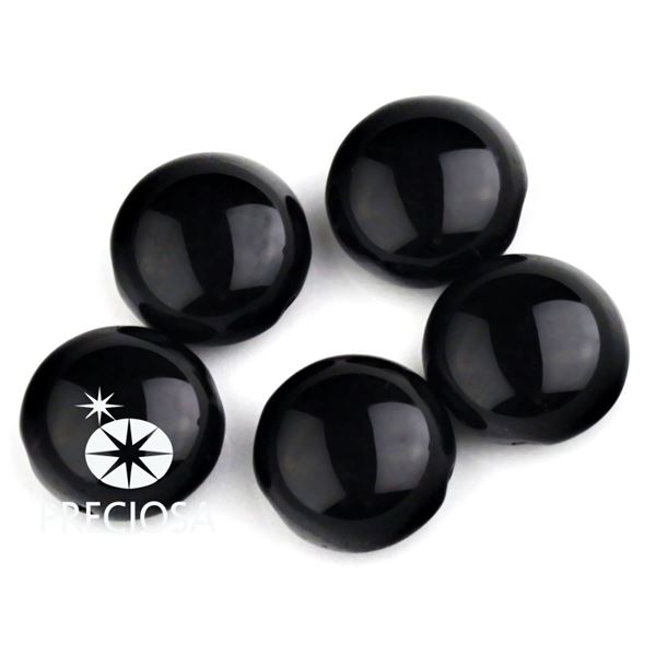 PRECIOSA Candy korlky 12mm 5ks ierna (23980) CAN12010