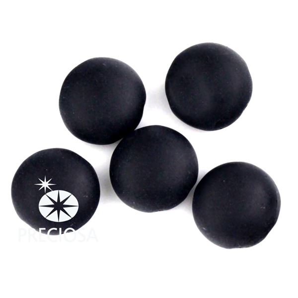 PRECIOSA Candy korlky 12mm 5ks ierna (23980 84110) CAN12017