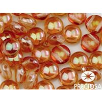 PRECIOSA Candy korálky 8mm 10 ks Oranová (00030 29121) CAN8020