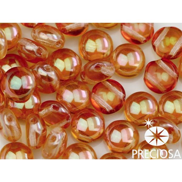 PRECIOSA Candy korlky 8mm 10 ks Oranov (00030 29121) CAN8020