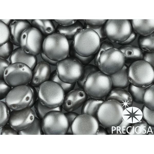 PRECIOSA Candy korlky 8mm 10 ks Siv (02010 25028) CAN8043