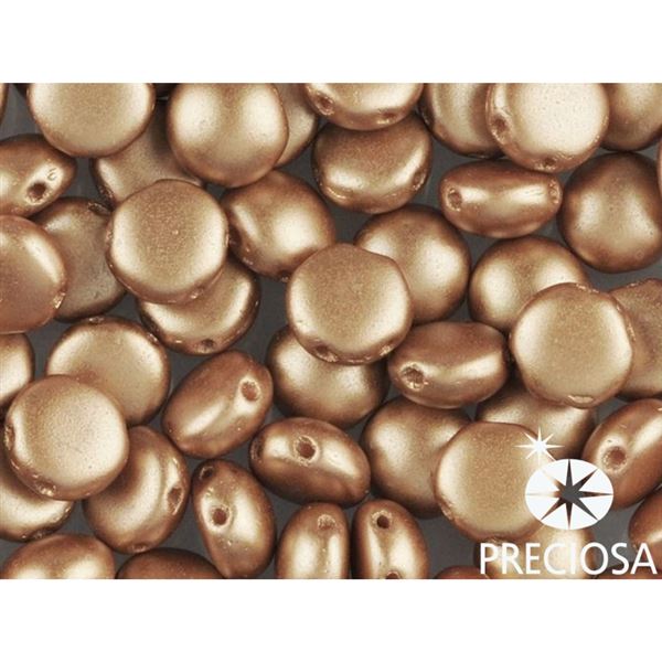 PRECIOSA Candy korlky 8mm 10 ks Zlat (02010 25003) CAN8050