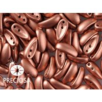 PRECIOSA Chilli 4x11 mm 15 ks Bronzová (00030 01770) CHIL014