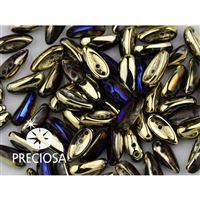 PRECIOSA Chilli 4x11 mm 15 ks Zlatá (00030 98548) CHIL029