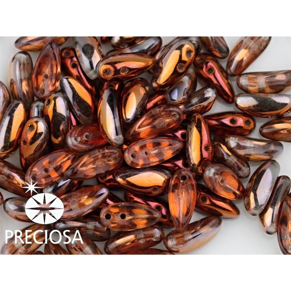 PRECIOSA Chilli 4x11 mm 15 ks Bronzov (00030 27137) CHIL043