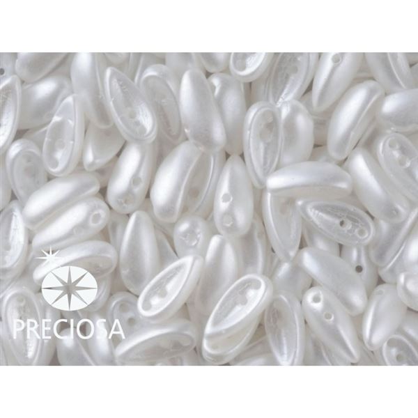 PRECIOSA Chilli 4x11 mm 15 ks Biela (02010 25E01) CHIL053