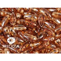 PRECIOSA Chilli 4x11 mm 15 ks Hnedá (00030 23401) CHIL063