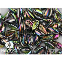 PRECIOSA Chilli 4x11 mm 15 ks Strieborná (23980 28103) CHIL069