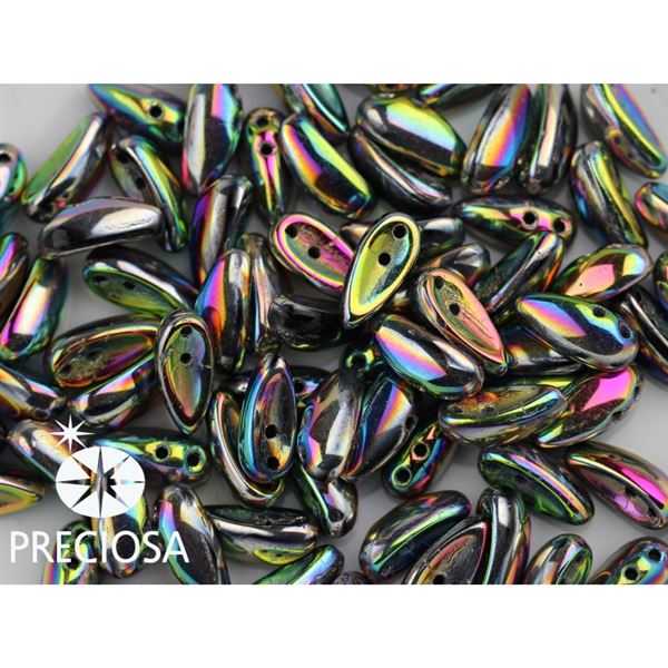 PRECIOSA Chilli 4x11 mm 15 ks Strieborn (23980 28103) CHIL069