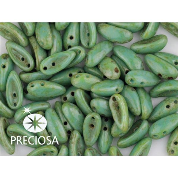 PRECIOSA Chilli 4x11 mm 15 ks Zelen (63130 86805) CHIL076