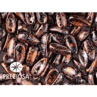 PRECIOSA Chilli 4x11 mm 15 ks ierna+bronz (23980 45703) CHIL110