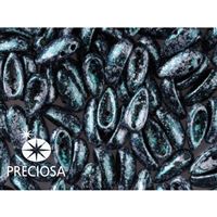 PRECIOSA Chilli 4x11 mm 15 ks ierna+zelená (23980 45707) CHIL111