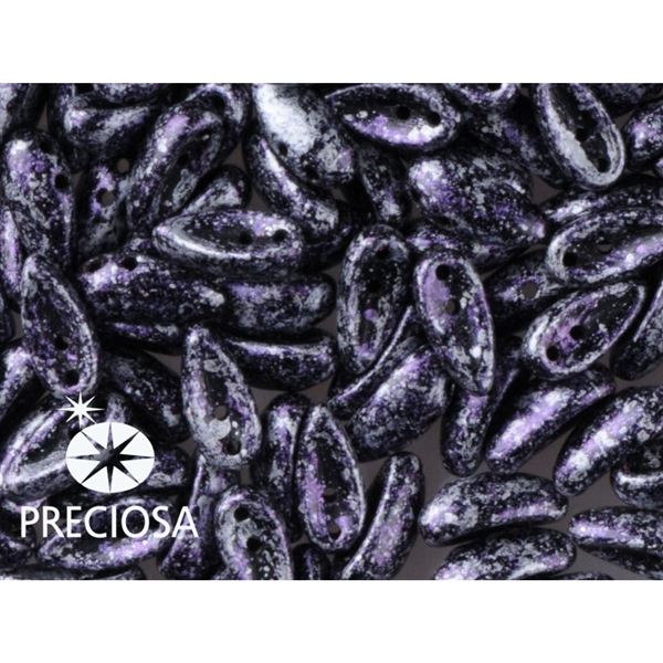 PRECIOSA Chilli 4x11 mm 15 ks iern+fialov (23980 45710)