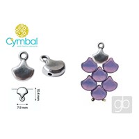 CYMBAL KARAVOS GINKO Koncovka Starostriebro