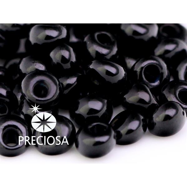 Preciosa DROPS korlky 2/0 10g ierna (23980) DROP038