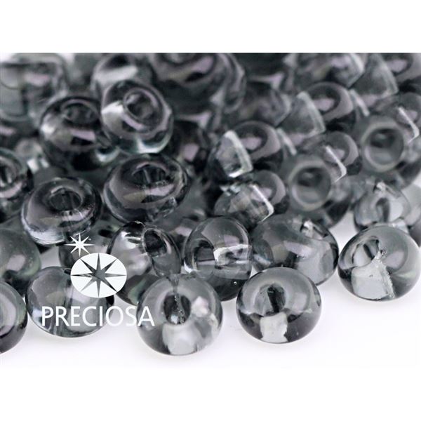 Preciosa DROPS korlky 2/0 10g Siv (40010) DROP044