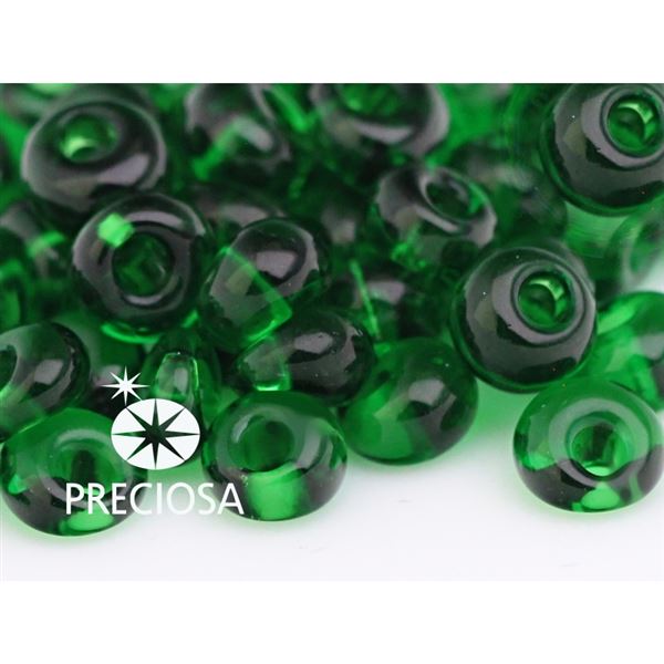Preciosa DROPS korlky 2/0 10g Zelen (50060) DROP045