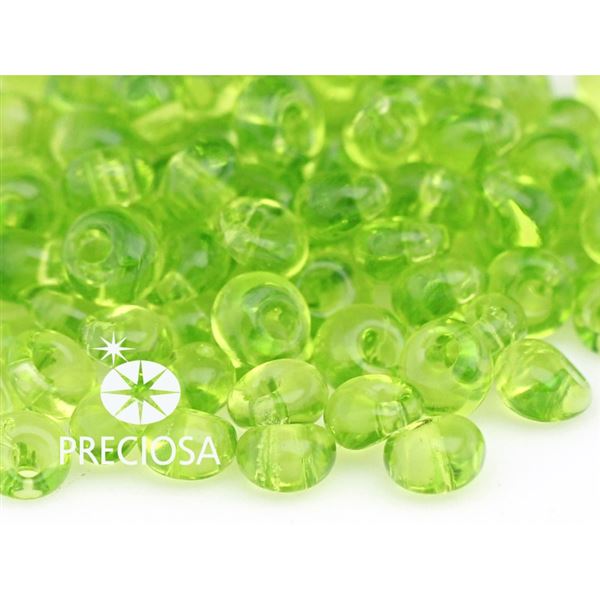 Preciosa Drops 5/0 10g Zelen (50220) D_8