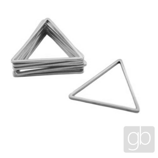Filigrn trojuholnk 24 x 24 x 24 mm Strieborn 1 ks