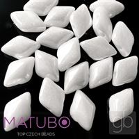 GEMDUO Matubo 8 x 5 mm Biela listr L03000