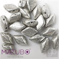 GEMDUO Matubo 8 x 5 mm Strieborná TS23980