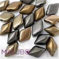 GEMDUO Matubo 8 x 5 mm edá + Hnedá 00030-01670