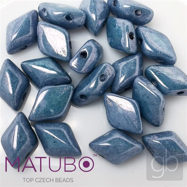 GEMDUO Matubo 8 x 5 mm Modrá LB03000