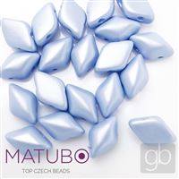 GEMDUO Matubo 8 x 5 mm Modrá 29310AL