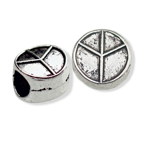 Kovov korlky 9,5x10 mm (Otvor 4,5 mm)