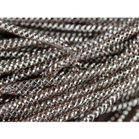 Pruná návleková sieka MESH TUBING 4 mm Hnedá K1412