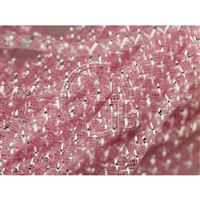 Pruná návleková sieka MESH TUBING 4 mm Ruová K1414