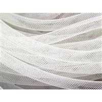 Pruná návleková sieka MESH TUBING 10 mm Biela K218