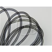 Pruná návleková sieka MESH TUBING 4 mm ierna K220