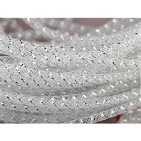 Pruná návleková sieka MESH TUBING 4 mm Biela K224