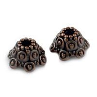 Kaplík biutérny zdobený 10x5 mm