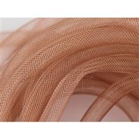 Pruná návleková sieka MESH TUBING 8 mm Hnedá K2282