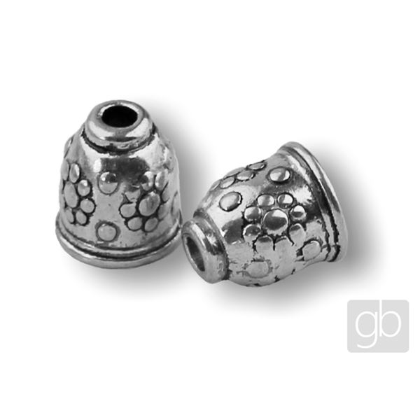 Kaplk ozdobn 11 x 9 mm Platina K2382