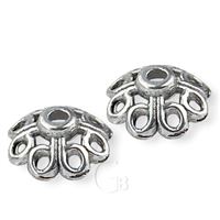 Kaplík ozdobný 10,8x4 mm Platina