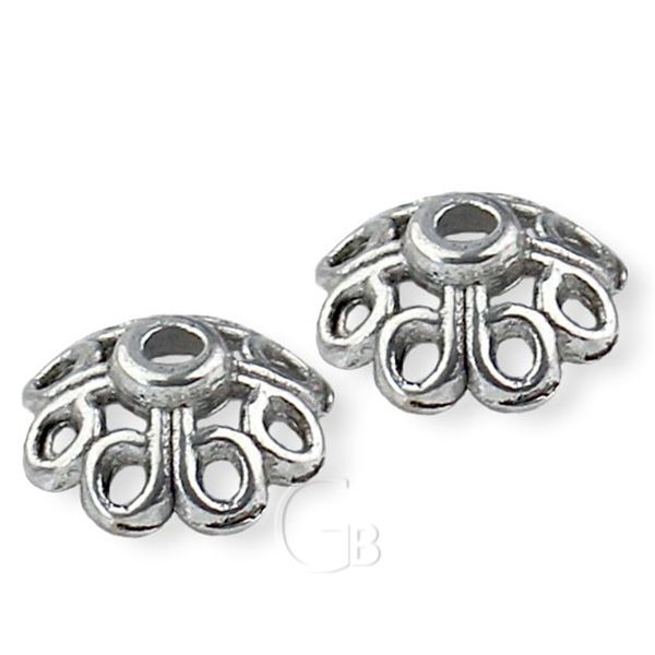 Kaplk ozdobn 10,8x4 mm Platina