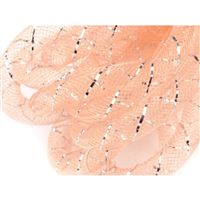 Pruná návleková sieka MESH TUBING 8 mm Lososová K2435
