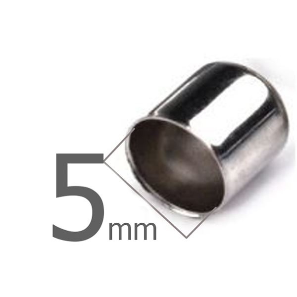 Kaplk biutrny hladk Platina otvor 5 mm